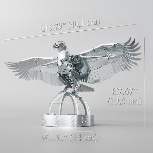 Фото - Металлический конструктор Metal Time Unity Wings Silver Armor Crystal Edition (MT101SWRSK/READY)
